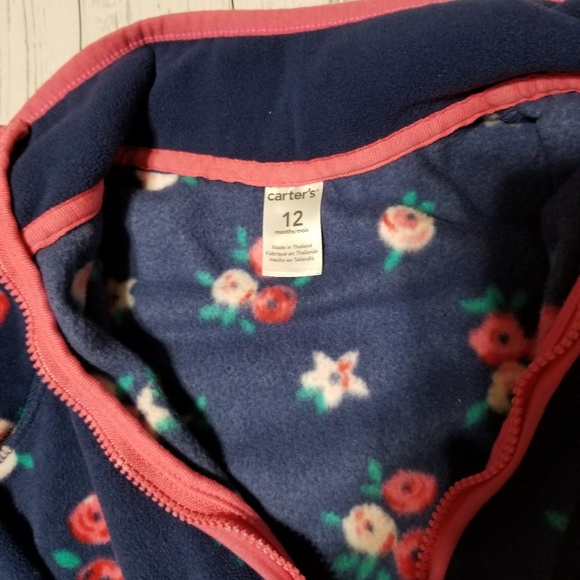 CARTER'S Baby Girls Floral Sweater - Picture 3 of 3